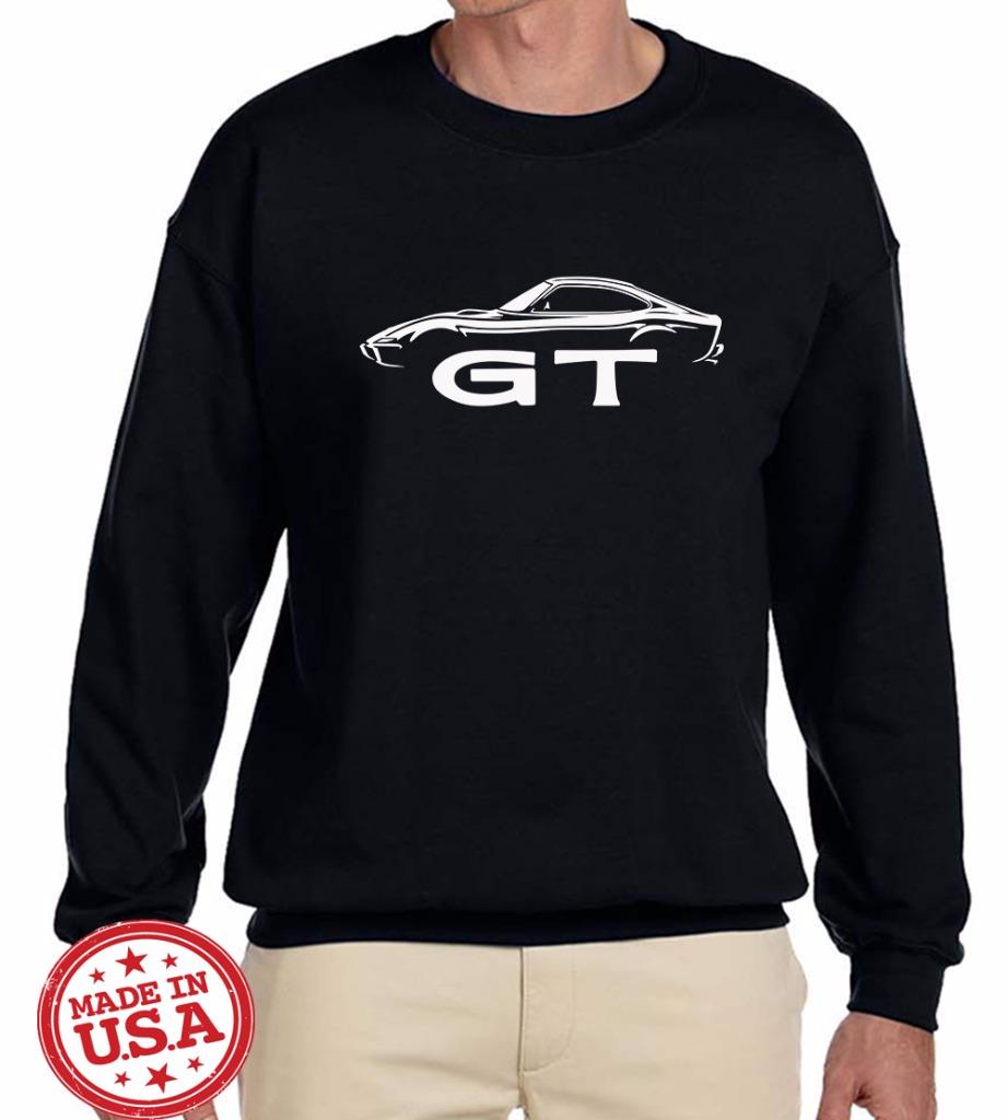 Opel GT Sports Car Classic Outline Design Sweatshirt NEW
