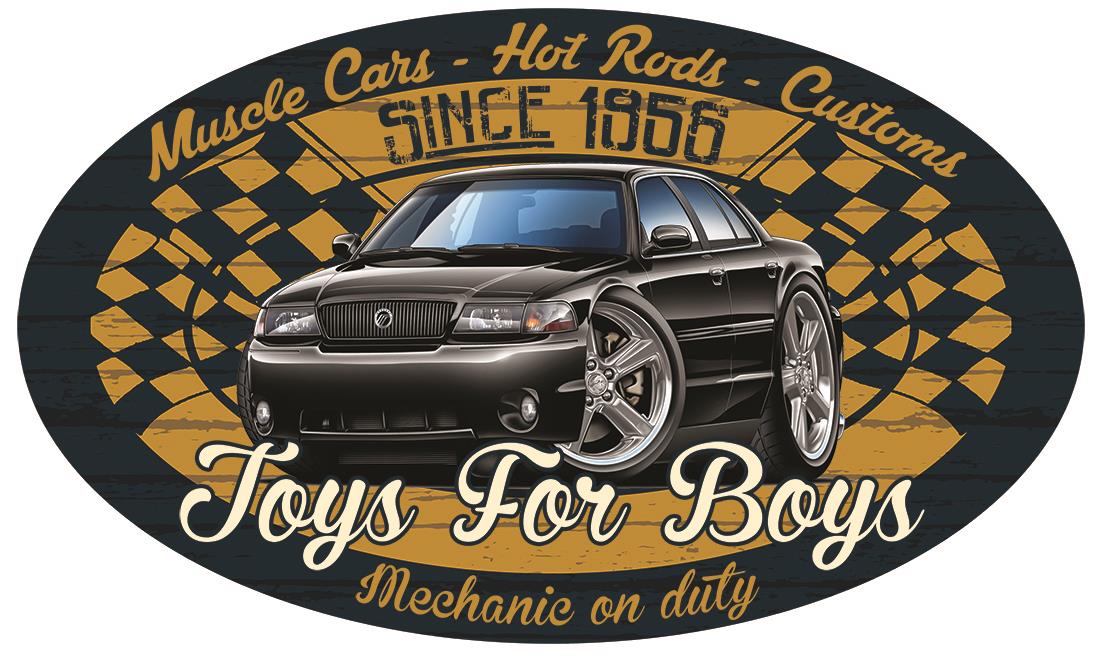 2003 2004 Mercury Marauder Car-toon TOYS FOR BOYS Wall Art Graphic Sticker - Picture 4 of 5