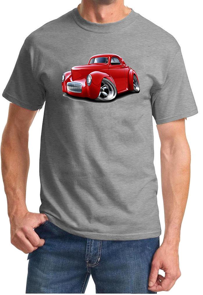1941 Willys Hot Rod Full Color Tshirt NEW FREE SHIPPING - Picture 3 of 11
