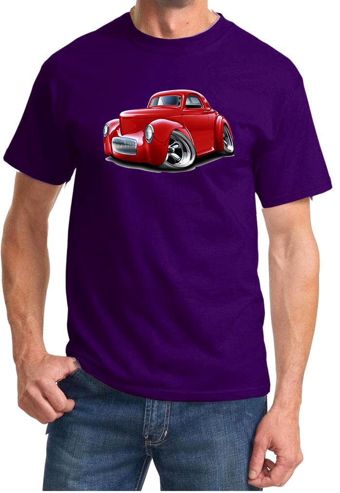 1941 Willys Hot Rod Full Color Tshirt NEW FREE SHIPPING - Picture 8 of 11