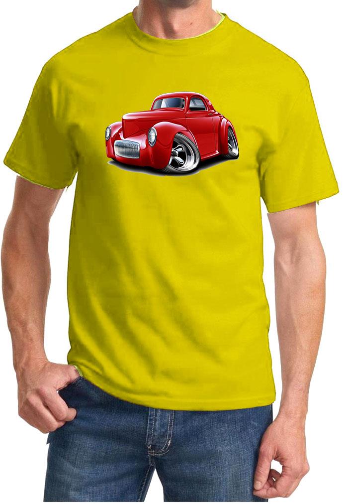 1941 Willys Hot Rod Full Color Tshirt NEW FREE SHIPPING - Picture 10 of 11