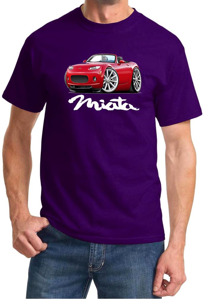 2005-08 Mazda Miata Sports Car Full Color Tshirt NEW FREE SHIP - Picture 8 of 11