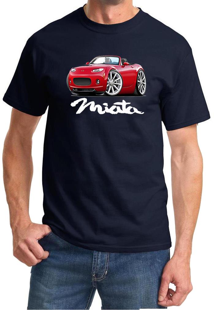 2005-08 Mazda Miata Sports Car Full Color Tshirt NEW FREE SHIP - Picture 11 of 11