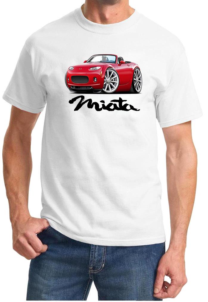 2005-08 Mazda Miata Sports Car Full Color Tshirt NEW FREE SHIP - Picture 9 of 11