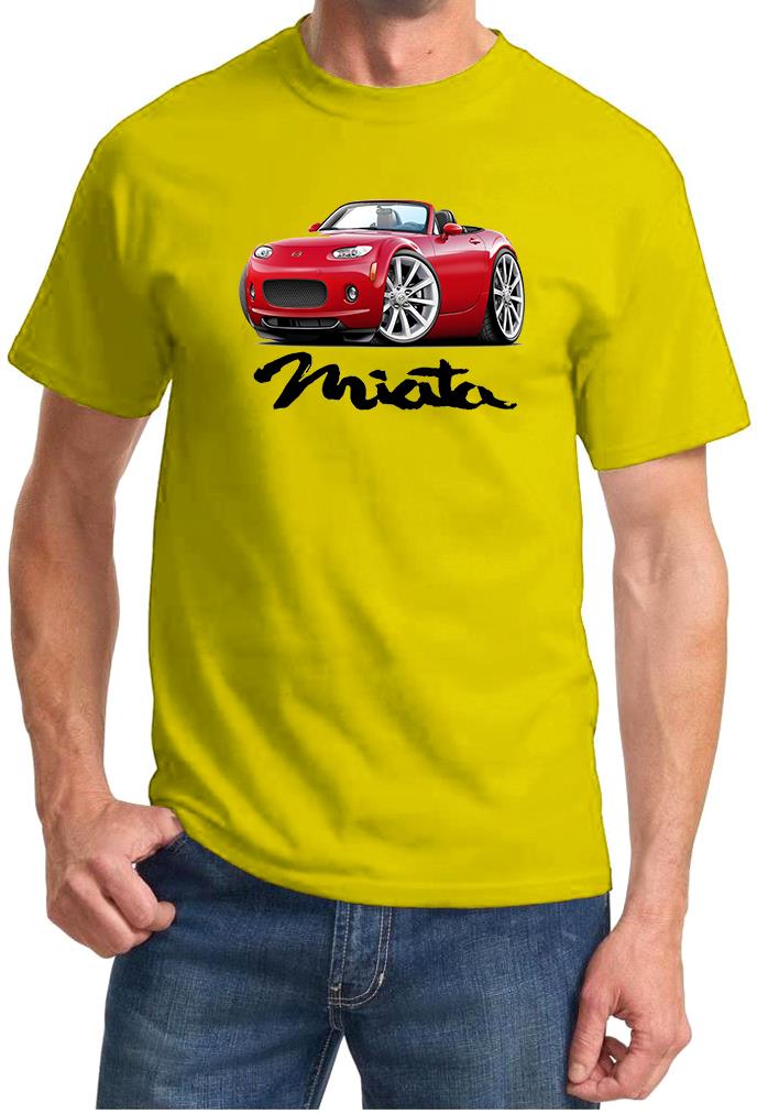 2005-08 Mazda Miata Sports Car Full Color Tshirt NEW FREE SHIP - Picture 10 of 11