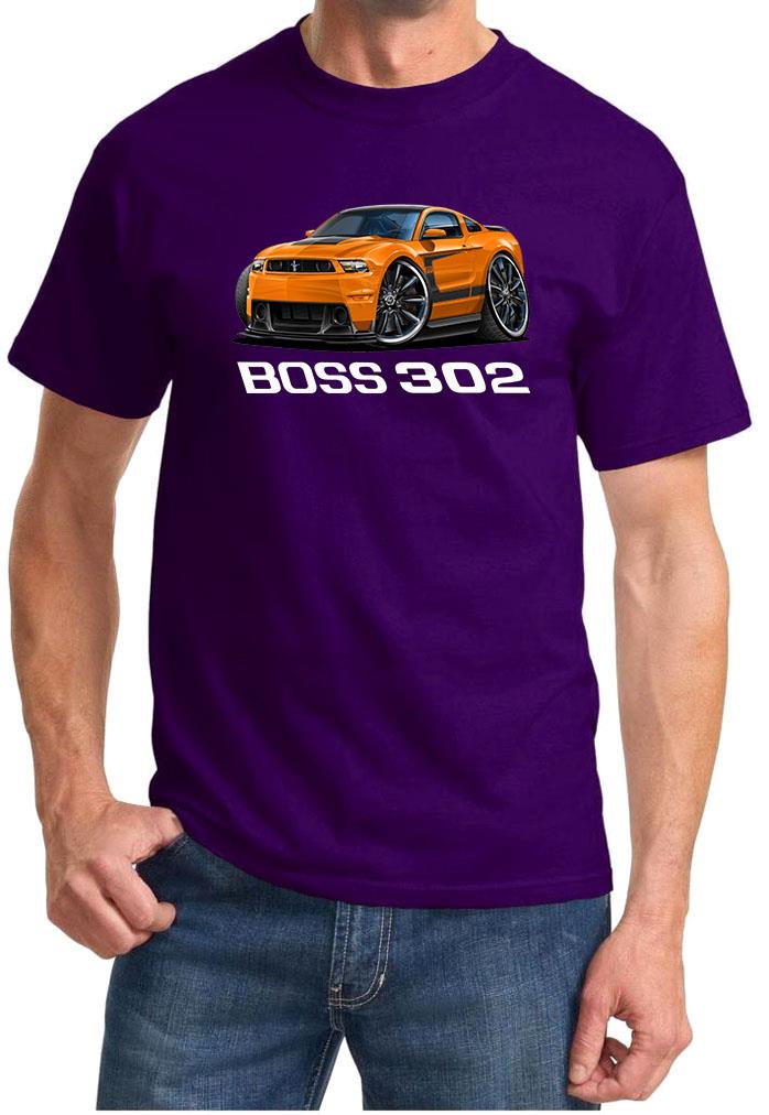 2012 Ford Boss 302 Mustang Full Color Tshirt NEW FREE SHIPPING - Picture 8 of 11