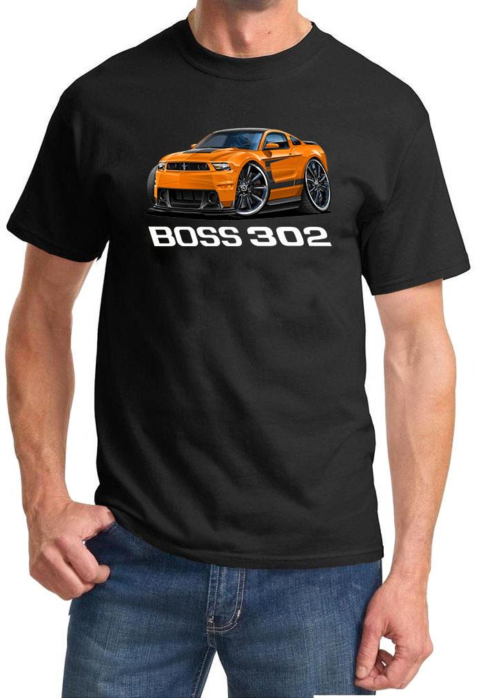 2012 Ford Boss 302 Mustang Full Color Tshirt NEW FREE SHIPPING - Picture 2 of 11