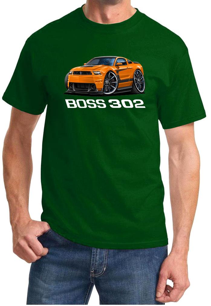 2012 Ford Boss 302 Mustang Full Color Tshirt NEW FREE SHIPPING - Picture 4 of 11