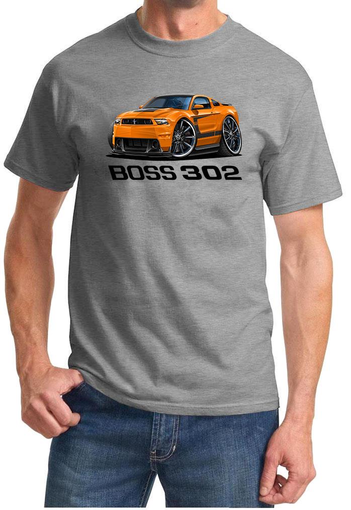 2012 Ford Boss 302 Mustang Full Color Tshirt NEW FREE SHIPPING - Picture 3 of 11