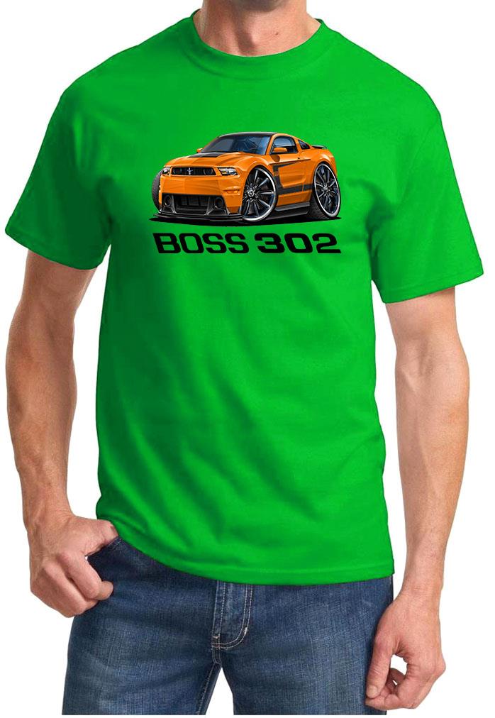 2012 Ford Boss 302 Mustang Full Color Tshirt NEW FREE SHIPPING - Picture 5 of 11