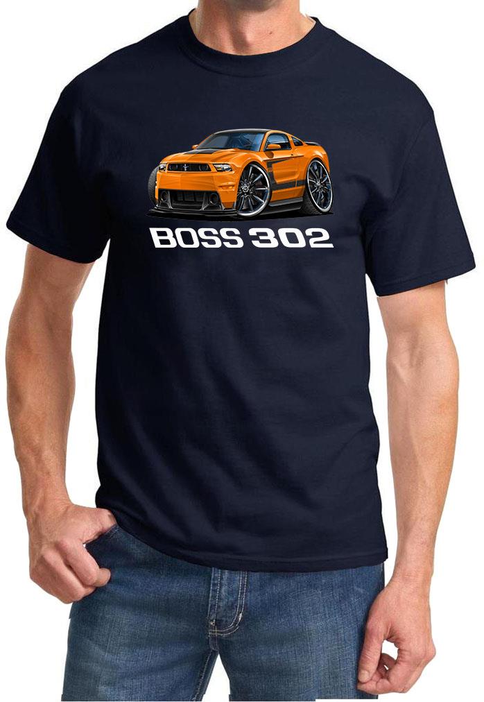 2012 Ford Boss 302 Mustang Full Color Tshirt NEW FREE SHIPPING - Picture 11 of 11