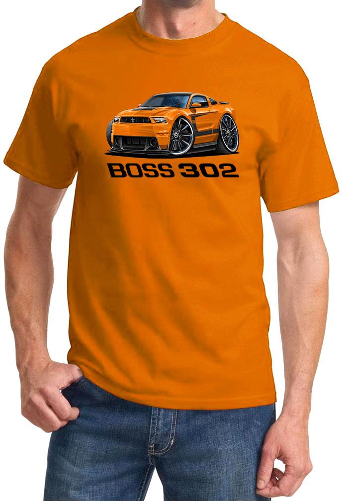 2012 Ford Boss 302 Mustang Full Color Tshirt NEW FREE SHIPPING - Picture 7 of 11