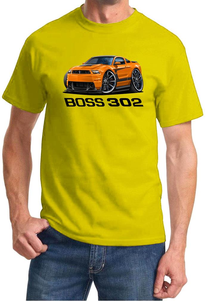 2012 Ford Boss 302 Mustang Full Color Tshirt NEW FREE SHIPPING - Picture 10 of 11