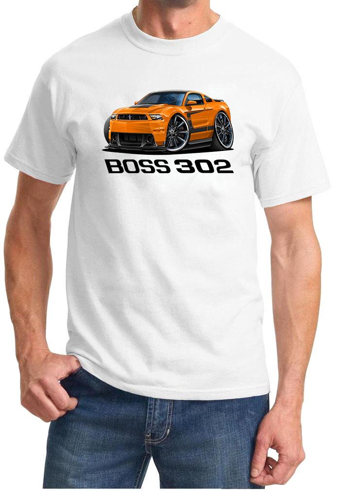 2012 Ford Boss 302 Mustang Full Color Tshirt NEW FREE SHIPPING - Picture 9 of 11