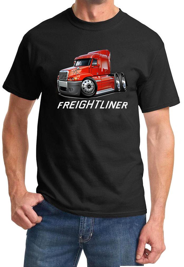 Freightliner Century Semi Truck Full Color Tshirt NEW FREE SHIPPING