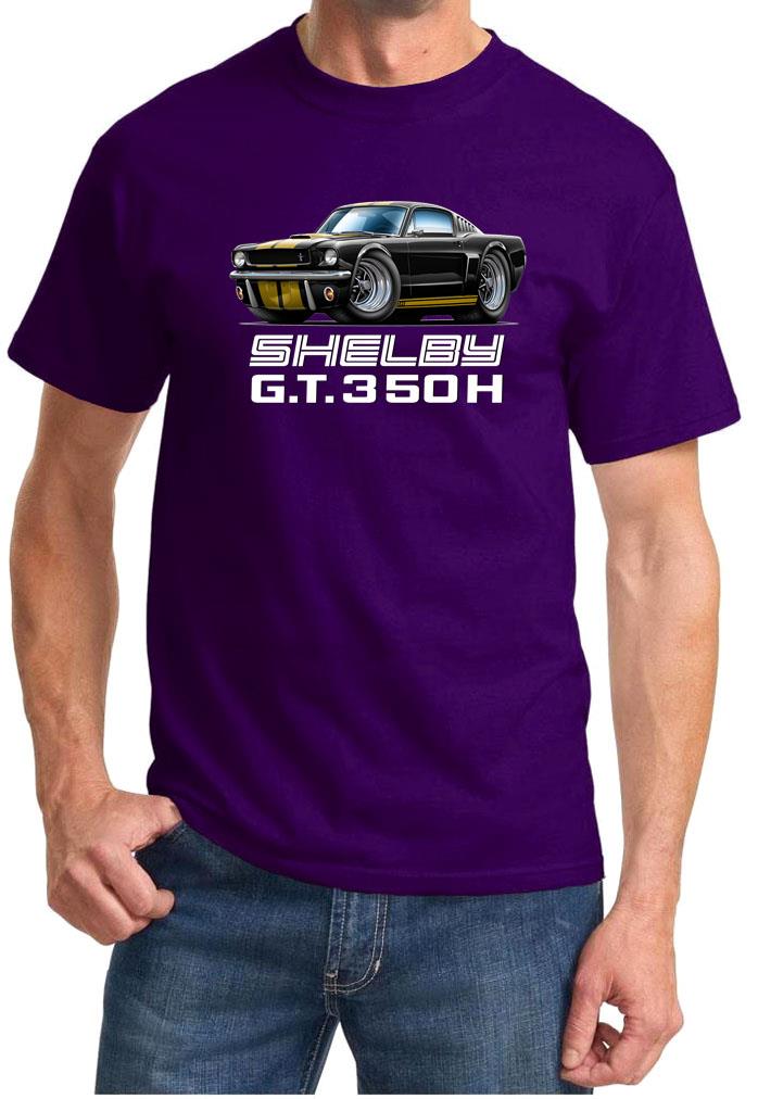 1966 Shelby GT350H Hertz Mustang Full Color Tshirt NEW FREE SHIPPING - Picture 8 of 11