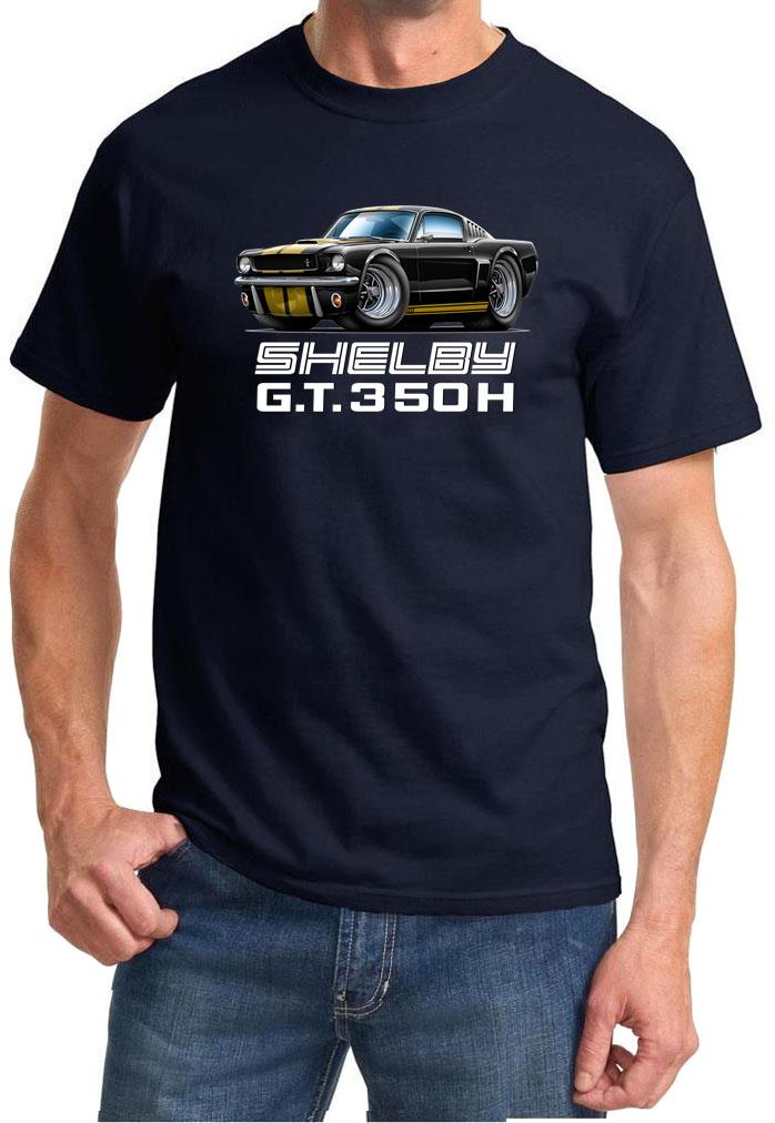 1966 Shelby GT350H Hertz Mustang Full Color Tshirt NEW FREE SHIPPING - Picture 11 of 11