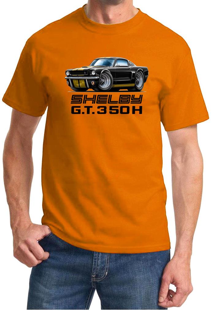 1966 Shelby GT350H Hertz Mustang Full Color Tshirt NEW FREE SHIPPING - Picture 7 of 11
