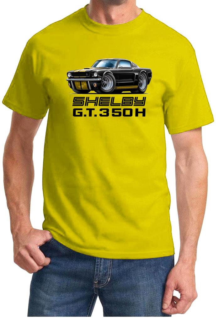 1966 Shelby GT350H Hertz Mustang Full Color Tshirt NEW FREE SHIPPING - Picture 10 of 11