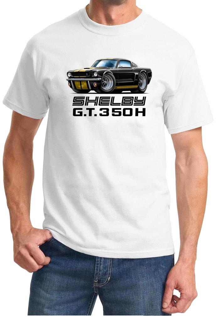 1966 Shelby GT350H Hertz Mustang Full Color Tshirt NEW FREE SHIPPING - Picture 9 of 11