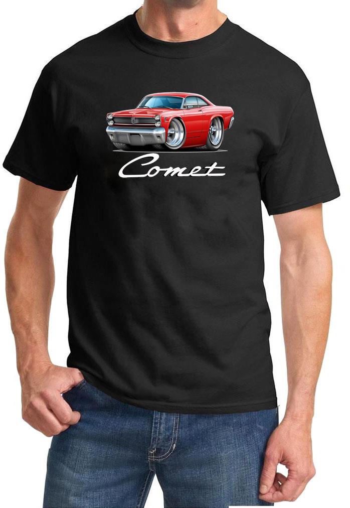 1967 Mercury Comet Hardtop Full Color Tshirt NEW FREE SHIPPING - Picture 2 of 11
