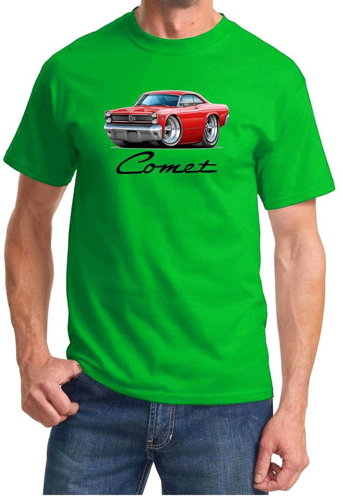 1967 Mercury Comet Hardtop Full Color Tshirt NEW FREE SHIPPING - Picture 5 of 11