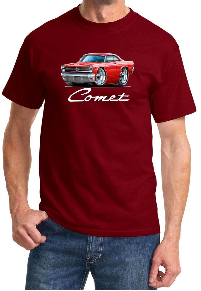 1967 Mercury Comet Hardtop Full Color Tshirt NEW FREE SHIPPING - Picture 6 of 11