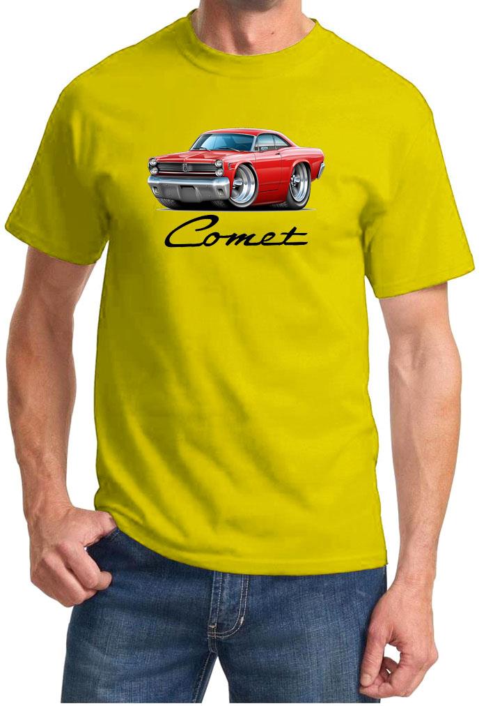 1967 Mercury Comet Hardtop Full Color Tshirt NEW FREE SHIPPING - Picture 10 of 11