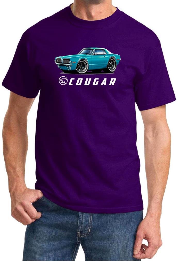 1968 Mercury Cougar Hardtop Full Color Tshirt NEW FREE SHIPPING - Picture 8 of 11