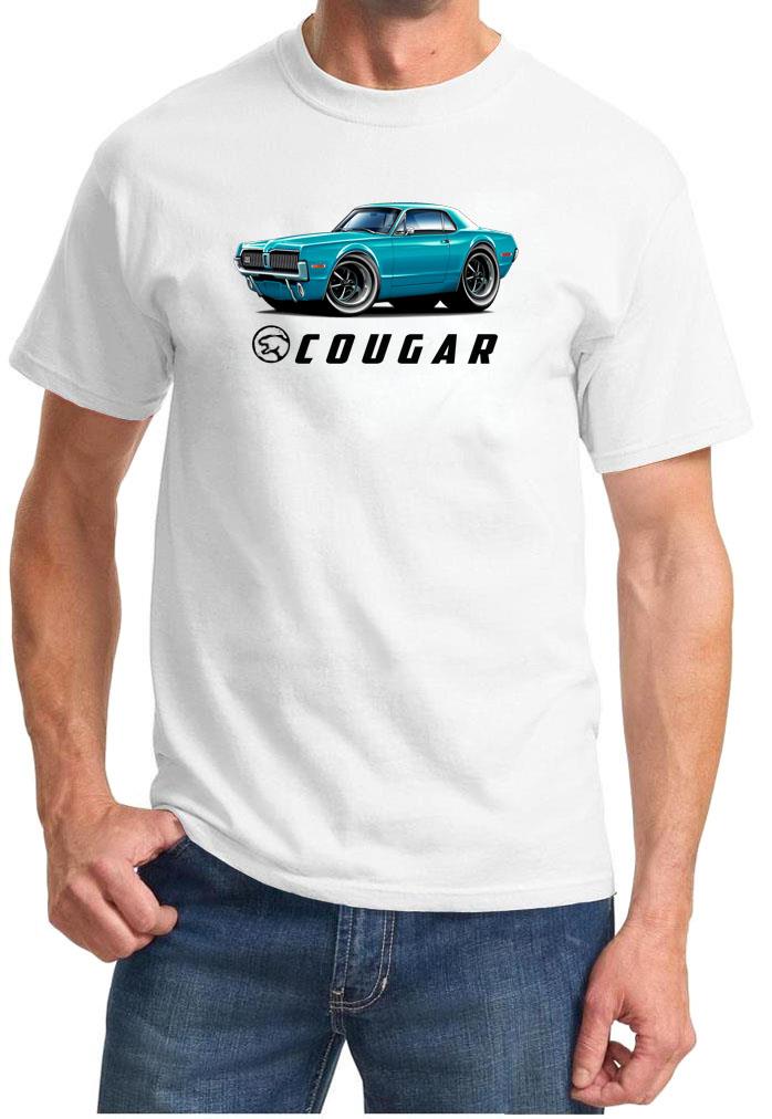 1968 Mercury Cougar Hardtop Full Color Tshirt NEW FREE SHIPPING - Picture 9 of 11
