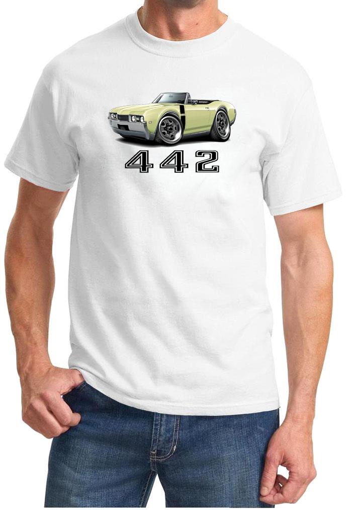 1968 Olds 442 Cutlass Convertible Full Color Tshirt NEW FREE SHIPPING - Picture 9 of 11