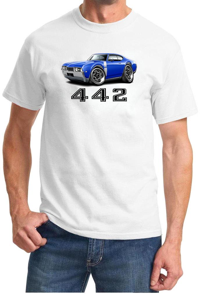 1968 Olds 442 Cutlass Hardtop Full Color Tshirt NEW FREE SHIPPING - Picture 9 of 11