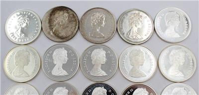 20x Canada .500 fine silver dollars one roll 20-coins