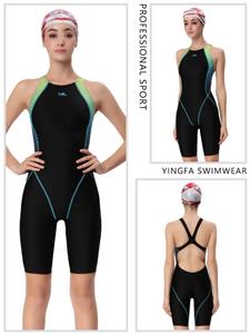 Swimming Yingfa 943 Kneeskin Athletic One Piece Swimsuit Competition Racing Swimwear Swimwear Women S Swimwear
