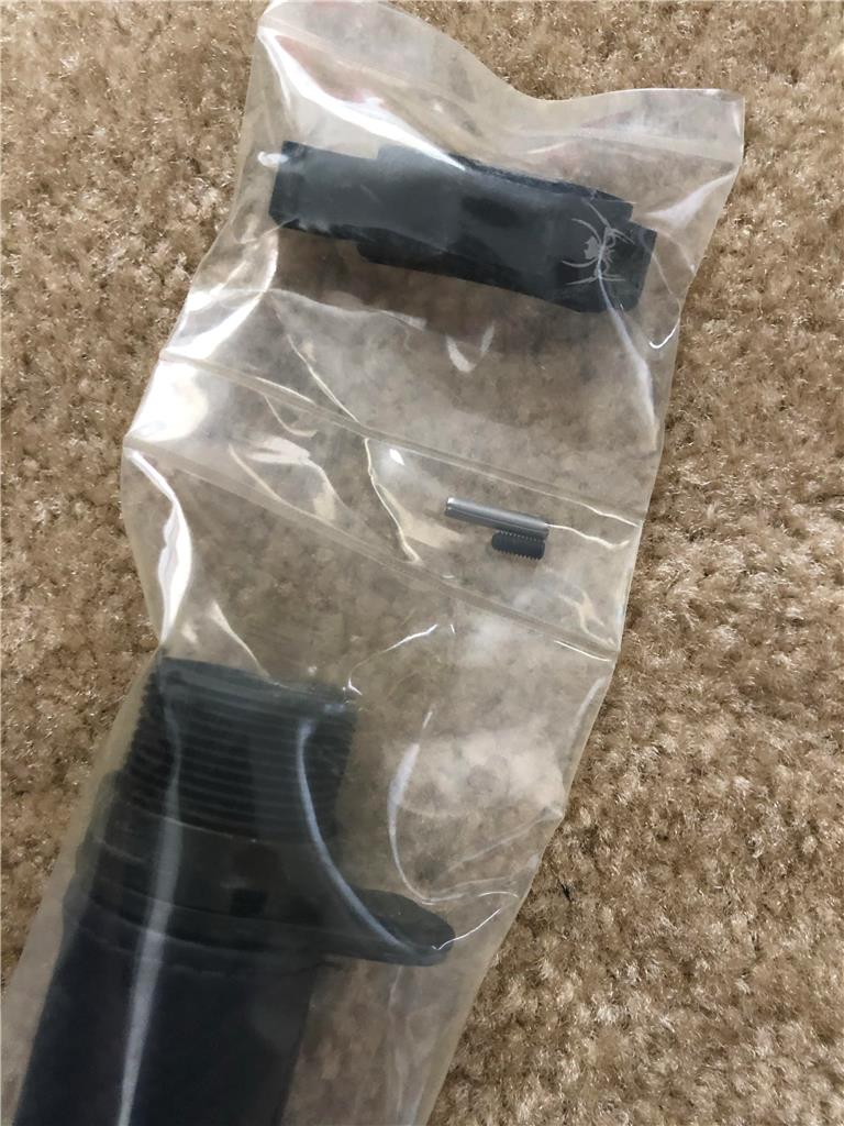 New Spikes Tactical Complete Pistol Buffer Tube, Spikes Red Spider