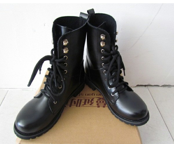 Fashion WOMENS LADIES MILITARY LACE UP ARMY COMBAT ANKLE BOOTS SIZE | eBay