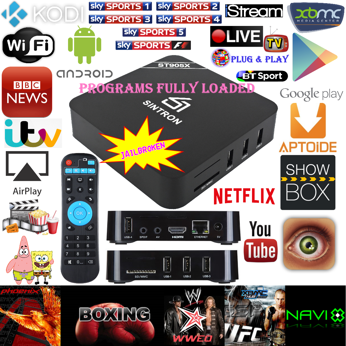 Sinron ST905X Android TV Box