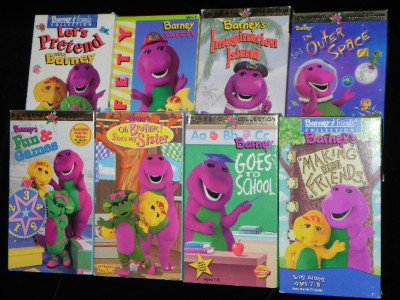 Barney VHS Tapes HUGE LOT 28 The Purple Dinosaur | eBay