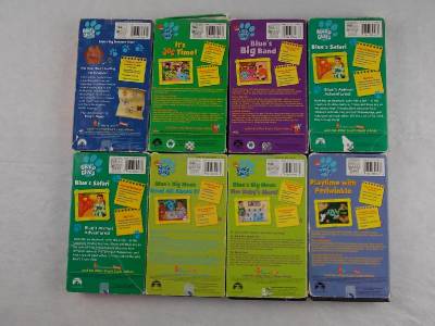 Blues Clues VHS Video Tapes Lot of 8 Nick Jr | eBay