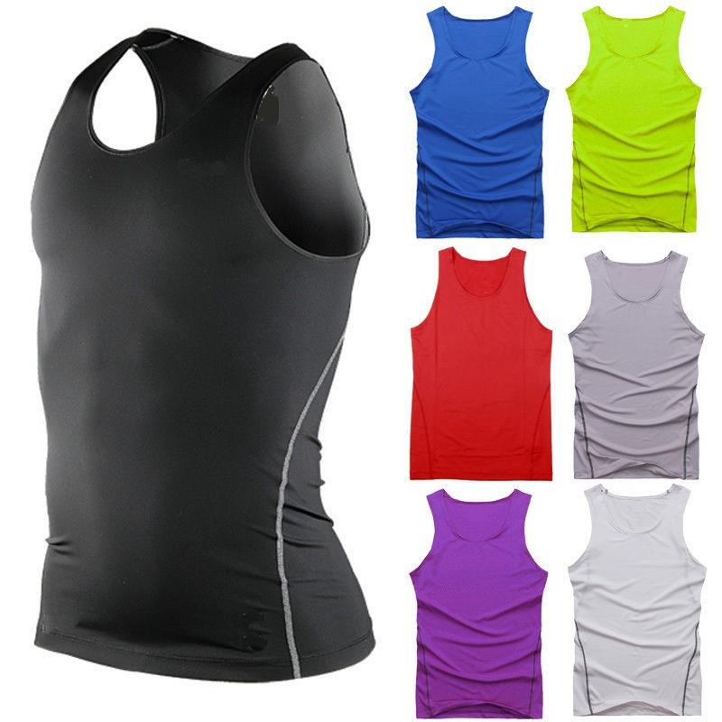 Womens Running Gym Yoga Vests Fitness Base Layer Tank Tops T-Shirt Dri fit Tight