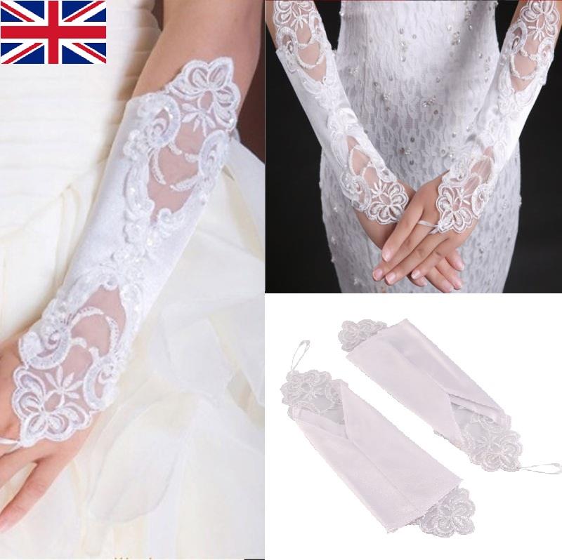 lace bridal gloves uk