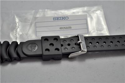 Seiko Rubber Divers Watch Strap Genuine 4HX0JB Fits 20mm Watch