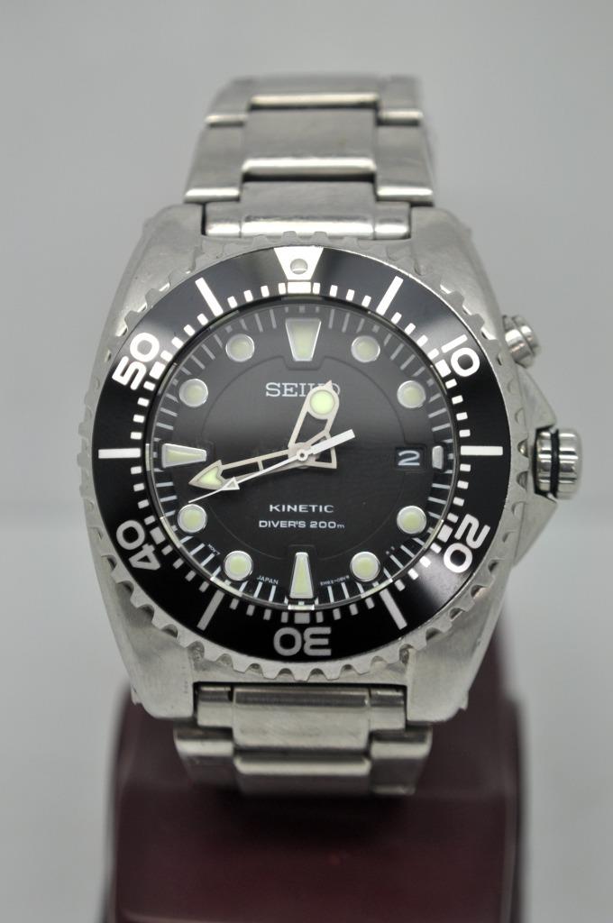 Seiko Kinetic SKA371 BFK Watch Bezel Insert Crystal Replacement Repair  Service | eBay