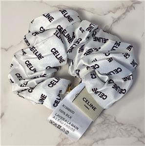 【CELINE】Black logo printed Scrunchy bracelet【ランク:Ａ】 1146625295_tp.jpg