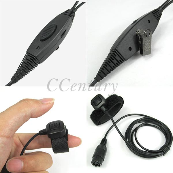 3 IN 1 Adjustable Throat Vibration Mic For Motorola Radio APX7000 DP3601 VOX PTT