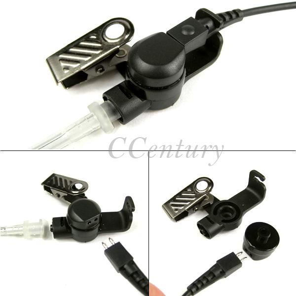 Auriculares Walkie Talkie 2 Pines - Con Micrófono Y Botón PTT