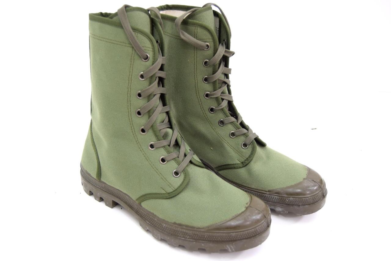 canvas army boots