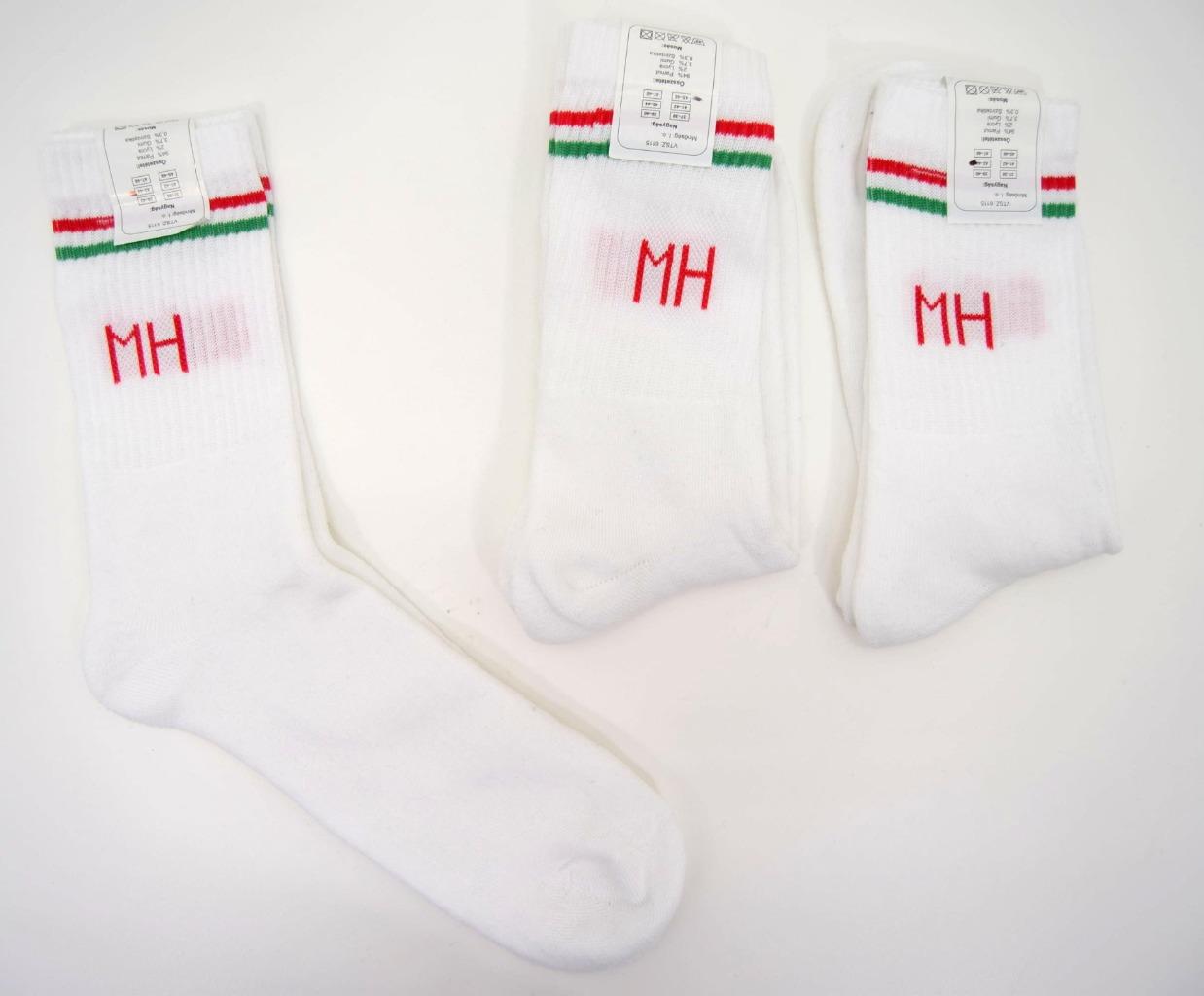 3 x Pairs NEW Hungarian Army White Socks Cotton Everyday Socks Warm