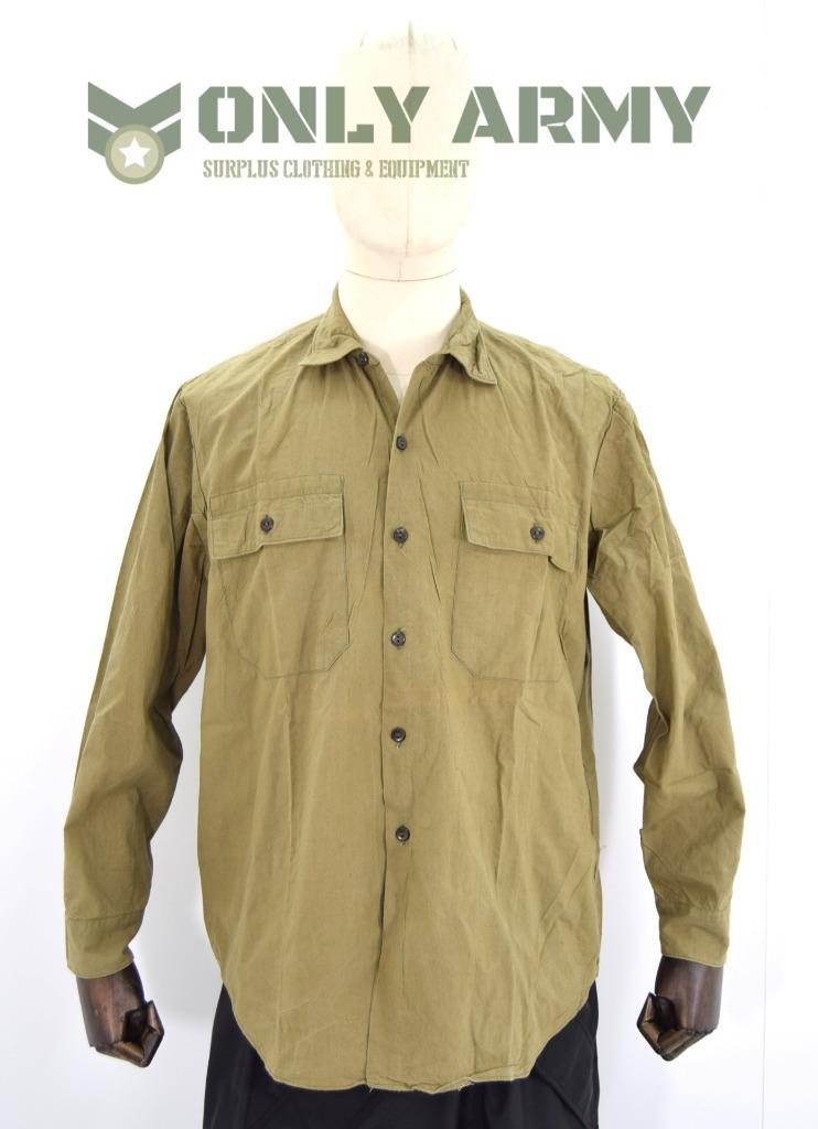 Russian Soviet Army Shirt Work Cotton Officers Dress Military Shirts