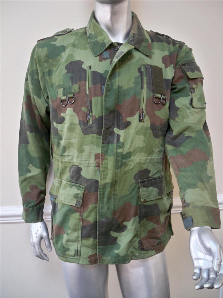 Serbian Army Combat / Field Jacket Camo Used ALL SIZES Genuine Issued ...